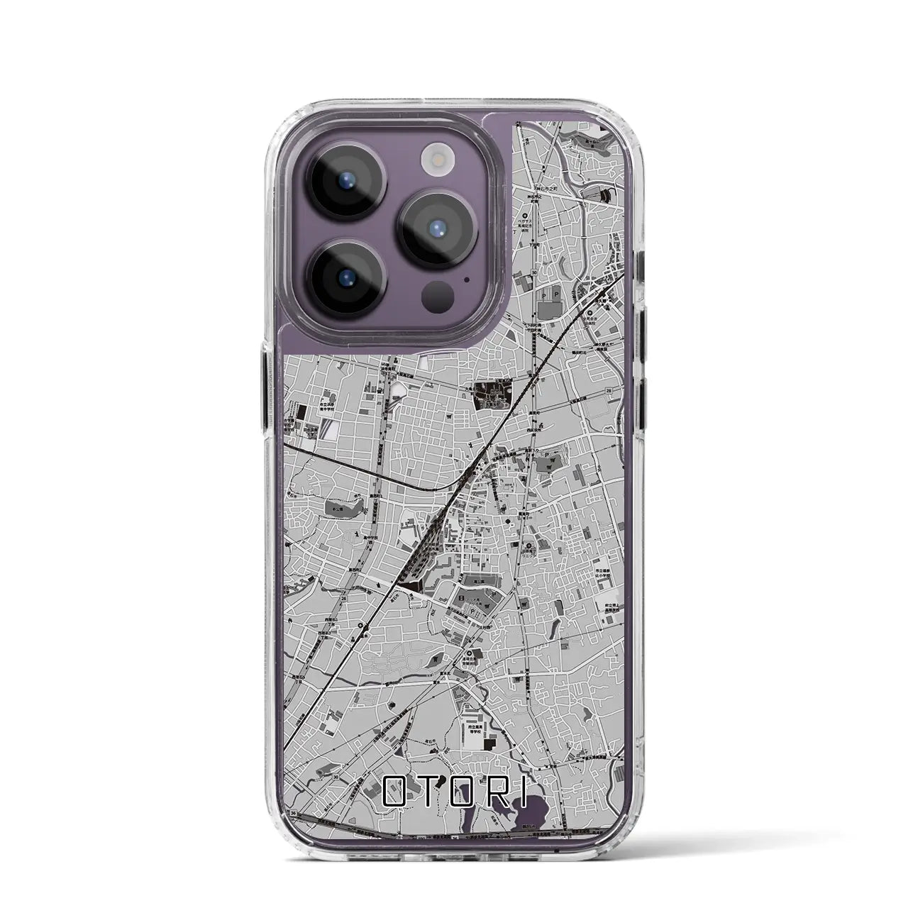 【鳳（大阪府）】地図柄iPhoneケース（MagSafeタイプ）