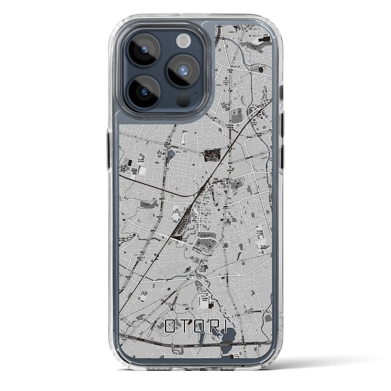 【鳳（大阪府）】地図柄iPhoneケース（MagSafeタイプ）