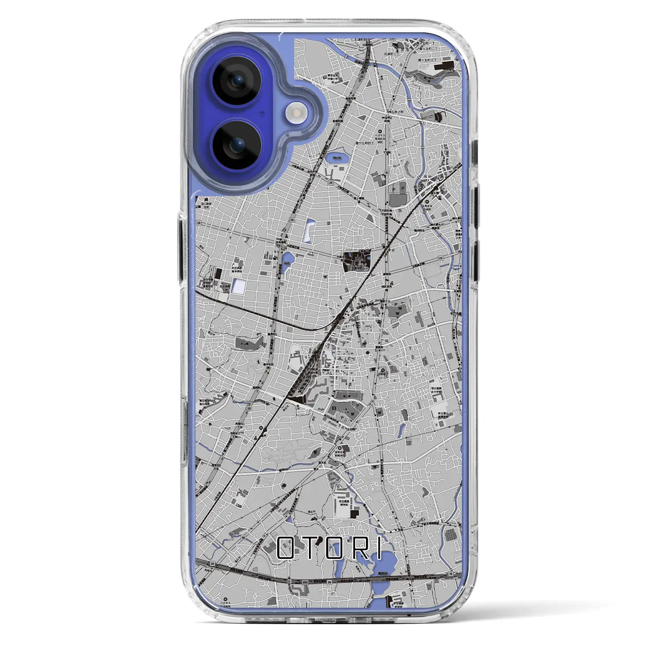 【鳳（大阪府）】地図柄iPhoneケース（MagSafeタイプ）