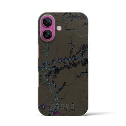 【大豊（高知県）】地図柄iPhoneケース（バックカバータイプ）