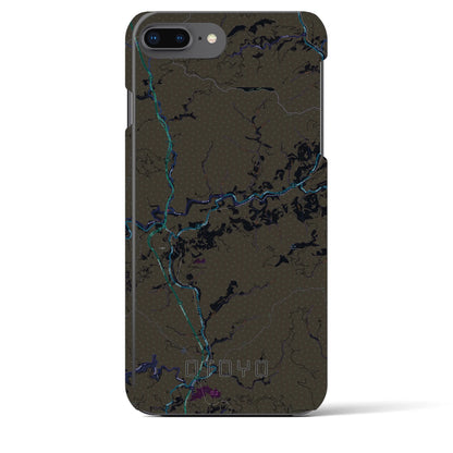 【大豊（高知県）】地図柄iPhoneケース（バックカバータイプ）