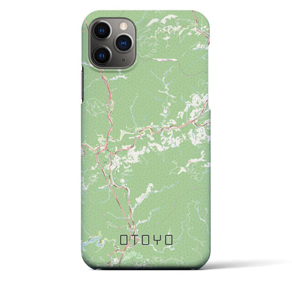 【大豊（高知県）】地図柄iPhoneケース（バックカバータイプ）