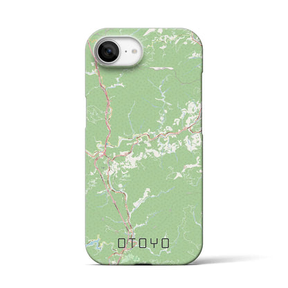 【大豊（高知県）】地図柄iPhoneケース（バックカバータイプ）