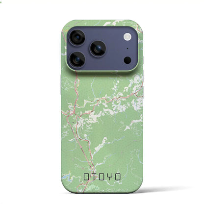 【大豊（高知県）】地図柄iPhoneケース（バックカバータイプ）