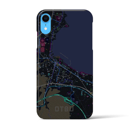 【大津（滋賀県）】地図柄iPhoneケース（バックカバータイプ）