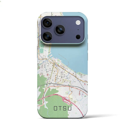 【大津（滋賀県）】地図柄iPhoneケース（バックカバータイプ）