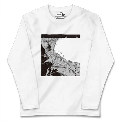 【大津（滋賀県）】地図柄ロングスリーブTシャツ