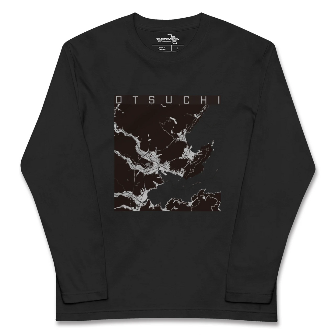 【大槌（岩手県）】地図柄ロングスリーブTシャツ