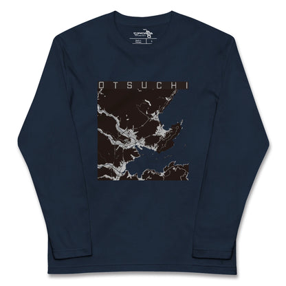 【大槌（岩手県）】地図柄ロングスリーブTシャツ
