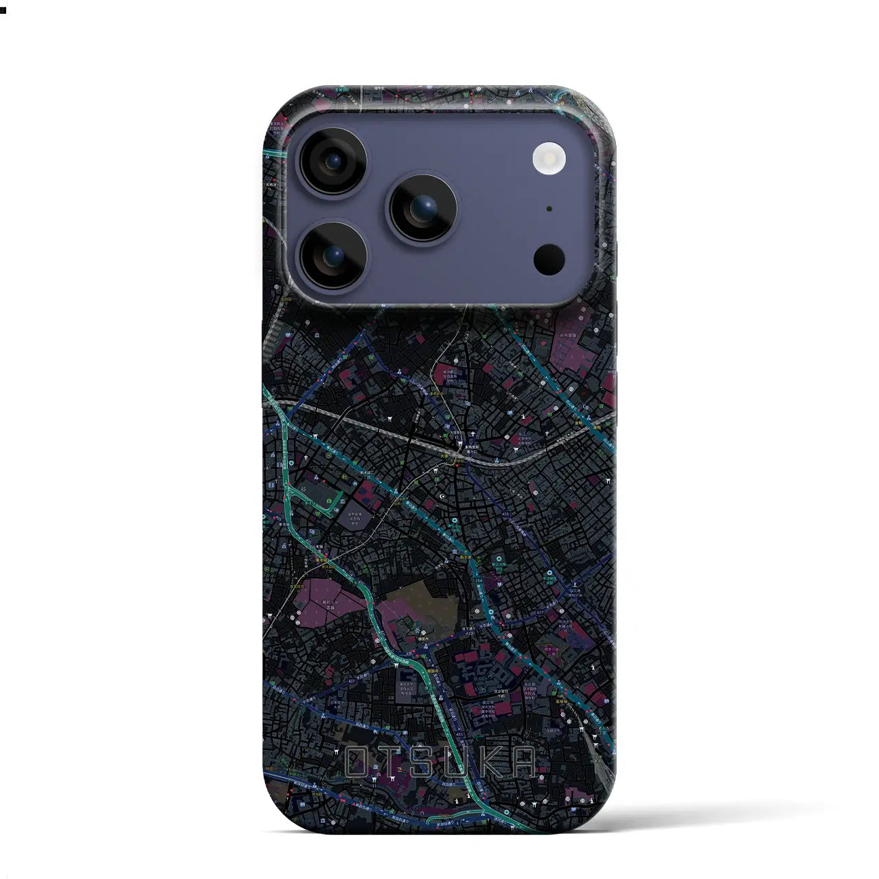 【大塚（東京都）】地図柄iPhoneケース（バックカバータイプ）