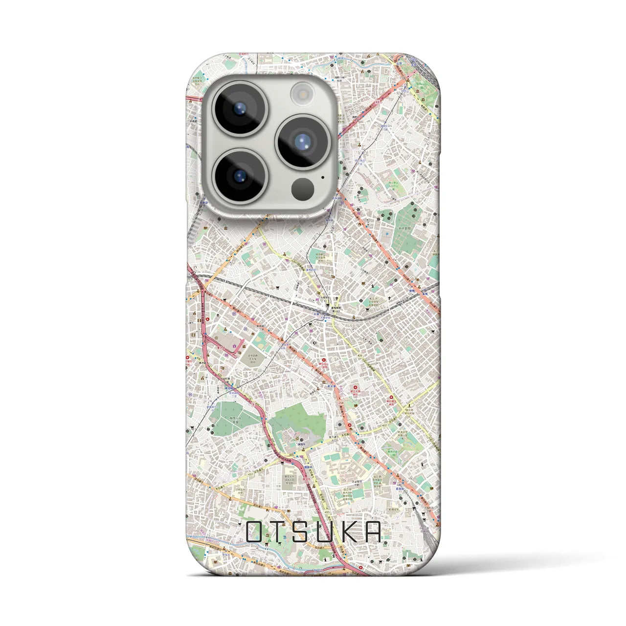 【大塚（東京都）】地図柄iPhoneケース（バックカバータイプ）