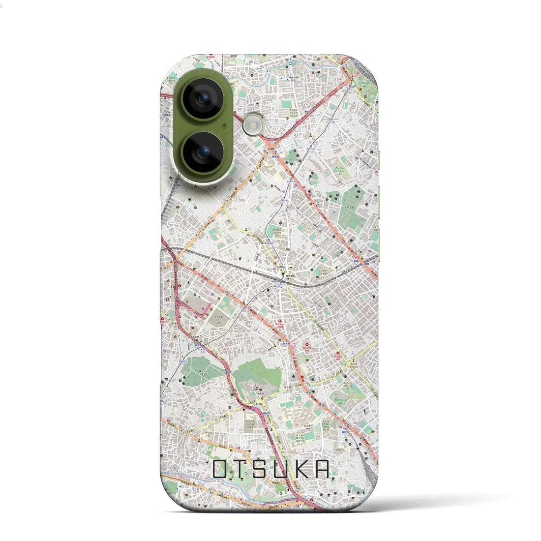 【大塚（東京都）】地図柄iPhoneケース（バックカバータイプ）ブラック・iPhone 17 Pro Max 用