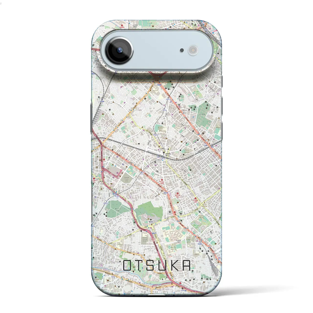 【大塚（東京都）】地図柄iPhoneケース（バックカバータイプ）ナチュラル・iPhone 17 Pro Max 用