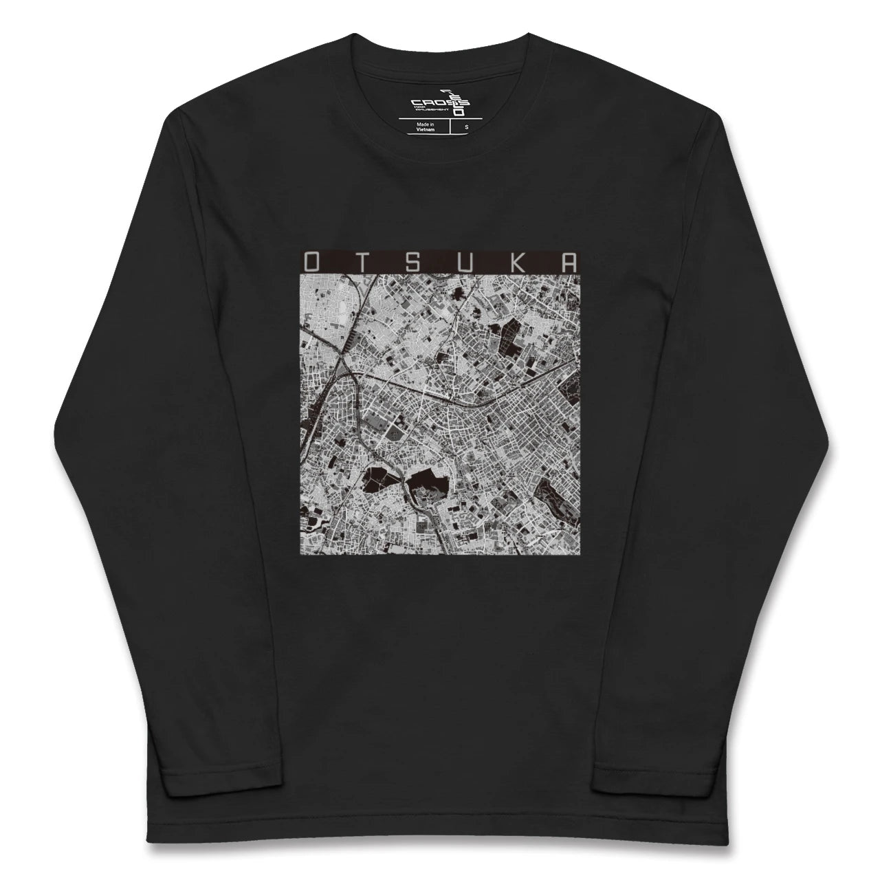 【大塚（東京都）】地図柄ロングスリーブTシャツ