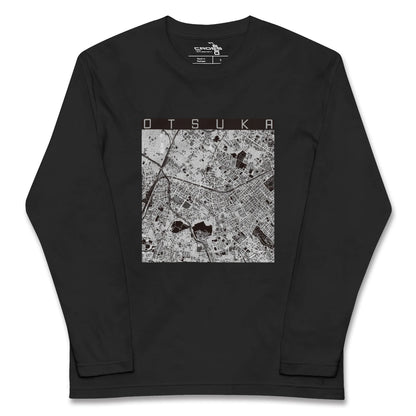 【大塚（東京都）】地図柄ロングスリーブTシャツ