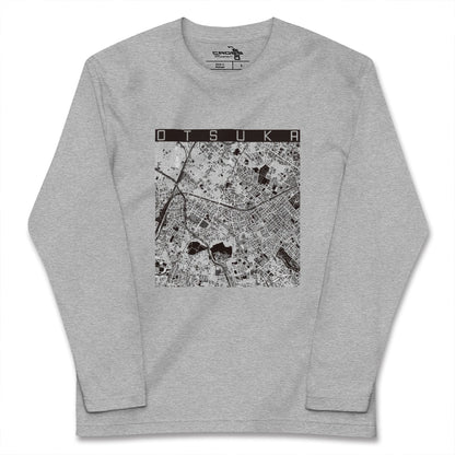 【大塚（東京都）】地図柄ロングスリーブTシャツ