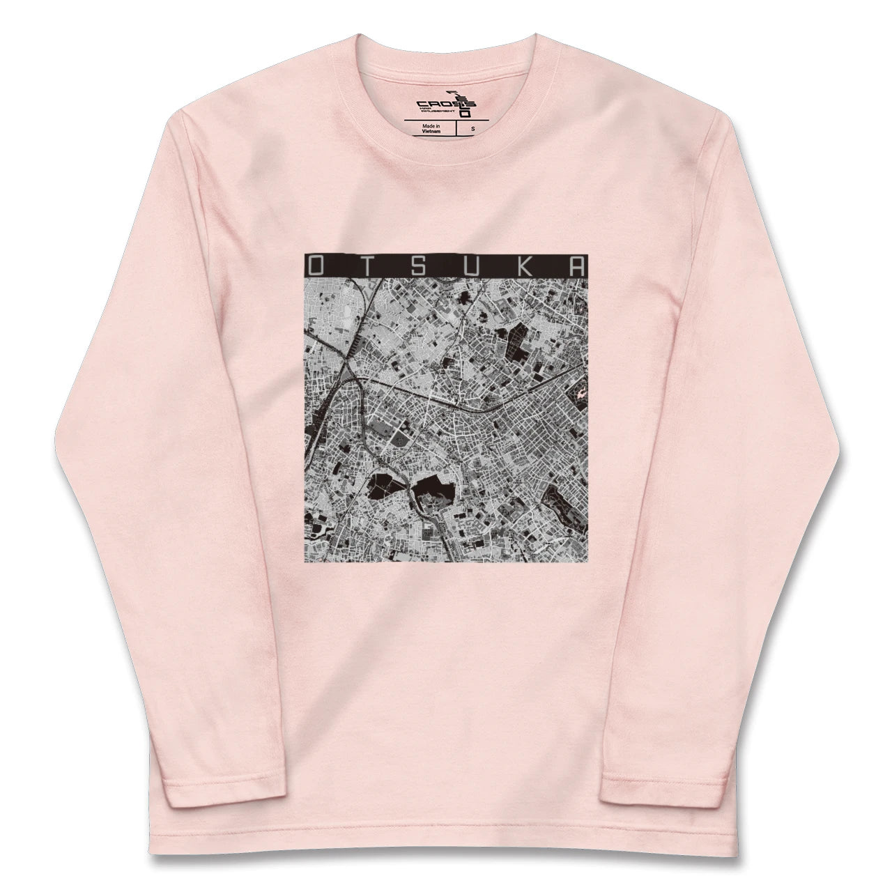 【大塚（東京都）】地図柄ロングスリーブTシャツ