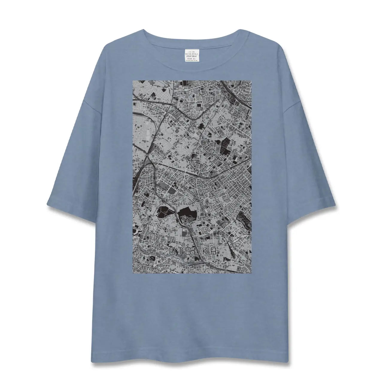 【大塚（東京都）】地図柄ビッグシルエットTシャツ