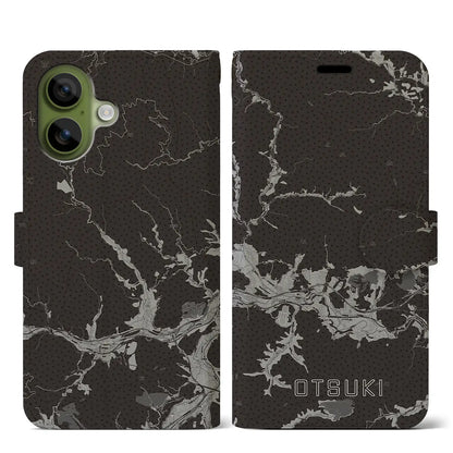 【大月（山梨県）】地図柄iPhoneケース（手帳タイプ）