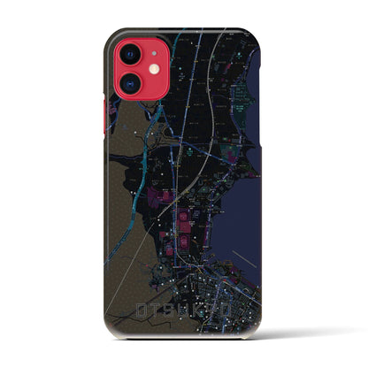 【大津京（滋賀県）】地図柄iPhoneケース（バックカバータイプ）