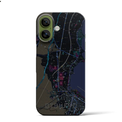 【大津京（滋賀県）】地図柄iPhoneケース（バックカバータイプ）