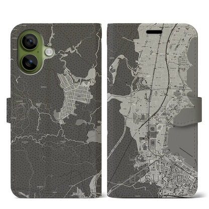 【大津京（滋賀県）】地図柄iPhoneケース（手帳タイプ）