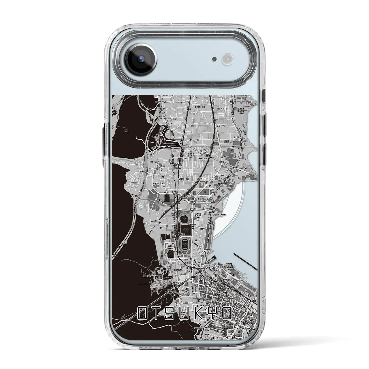 【大津京（滋賀県）】地図柄iPhoneケース（MagSafeタイプ）