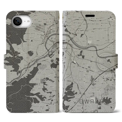 【大輪田（奈良県）】地図柄iPhoneケース（手帳タイプ）