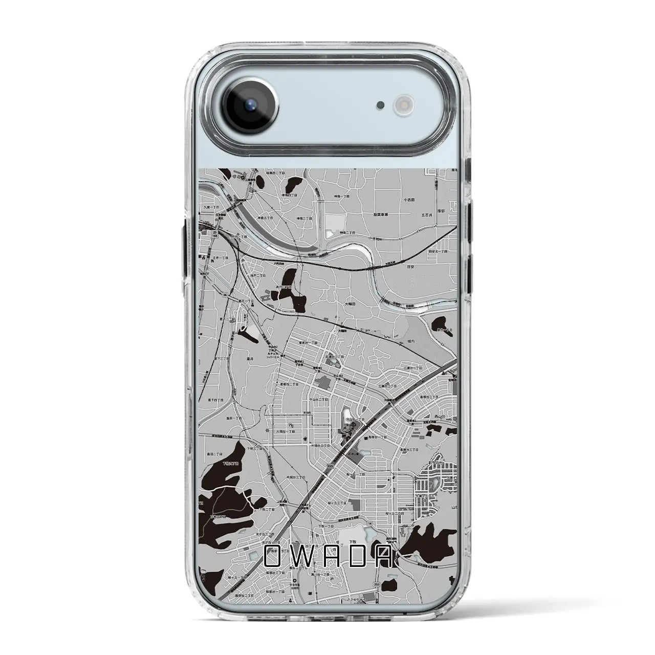 【大輪田（奈良県）】地図柄iPhoneケース（MagSafeタイプ）