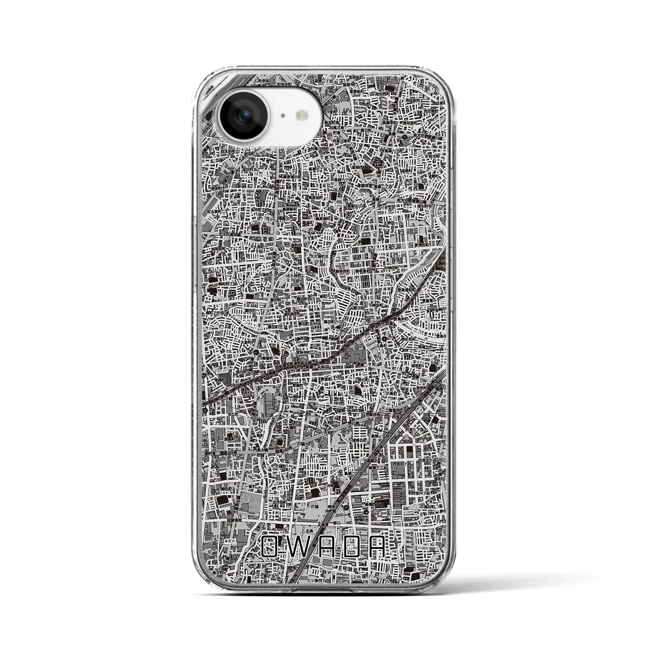 【大和田（大阪府）】地図柄iPhoneケース（クリアタイプ）