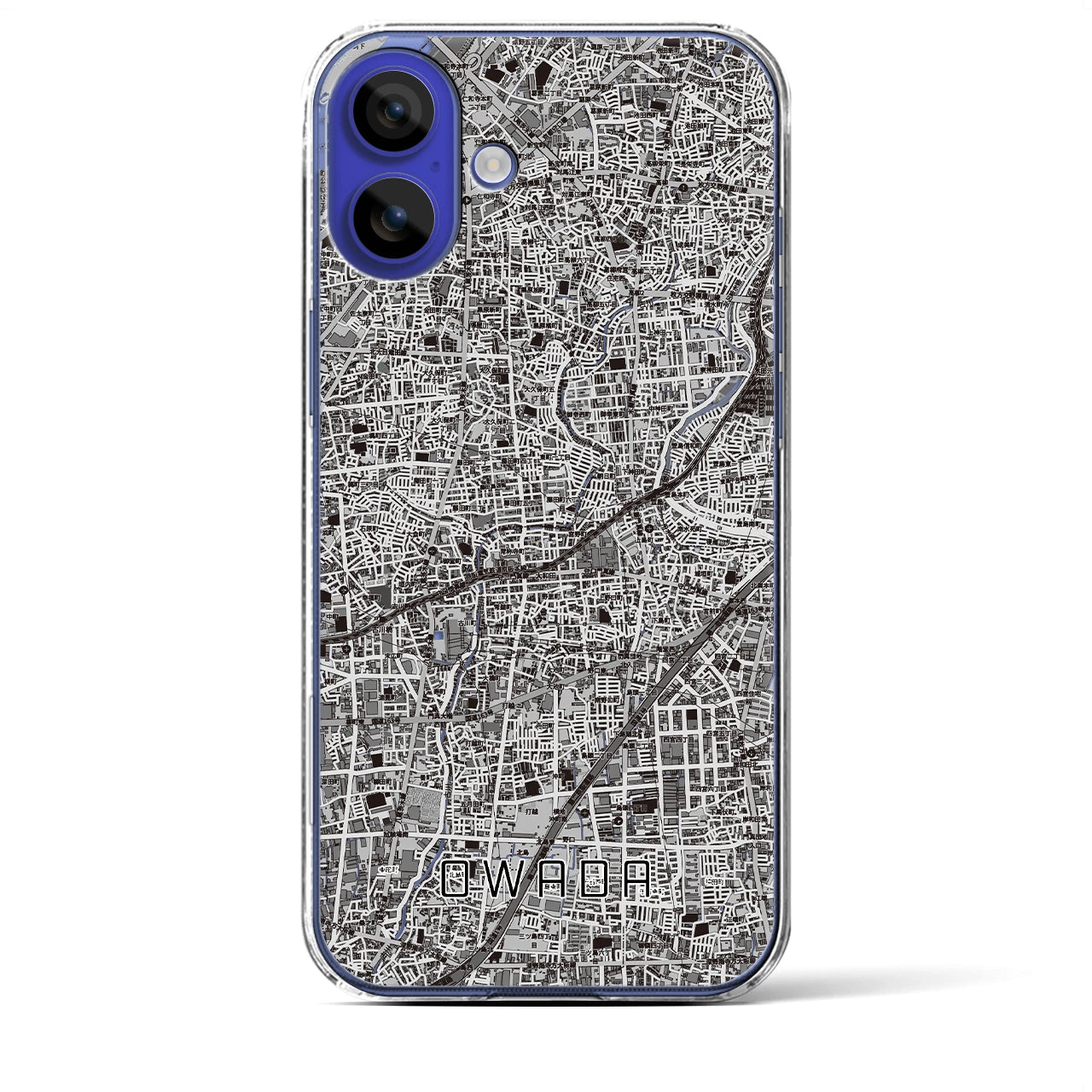 【大和田（大阪府）】地図柄iPhoneケース（クリアタイプ）