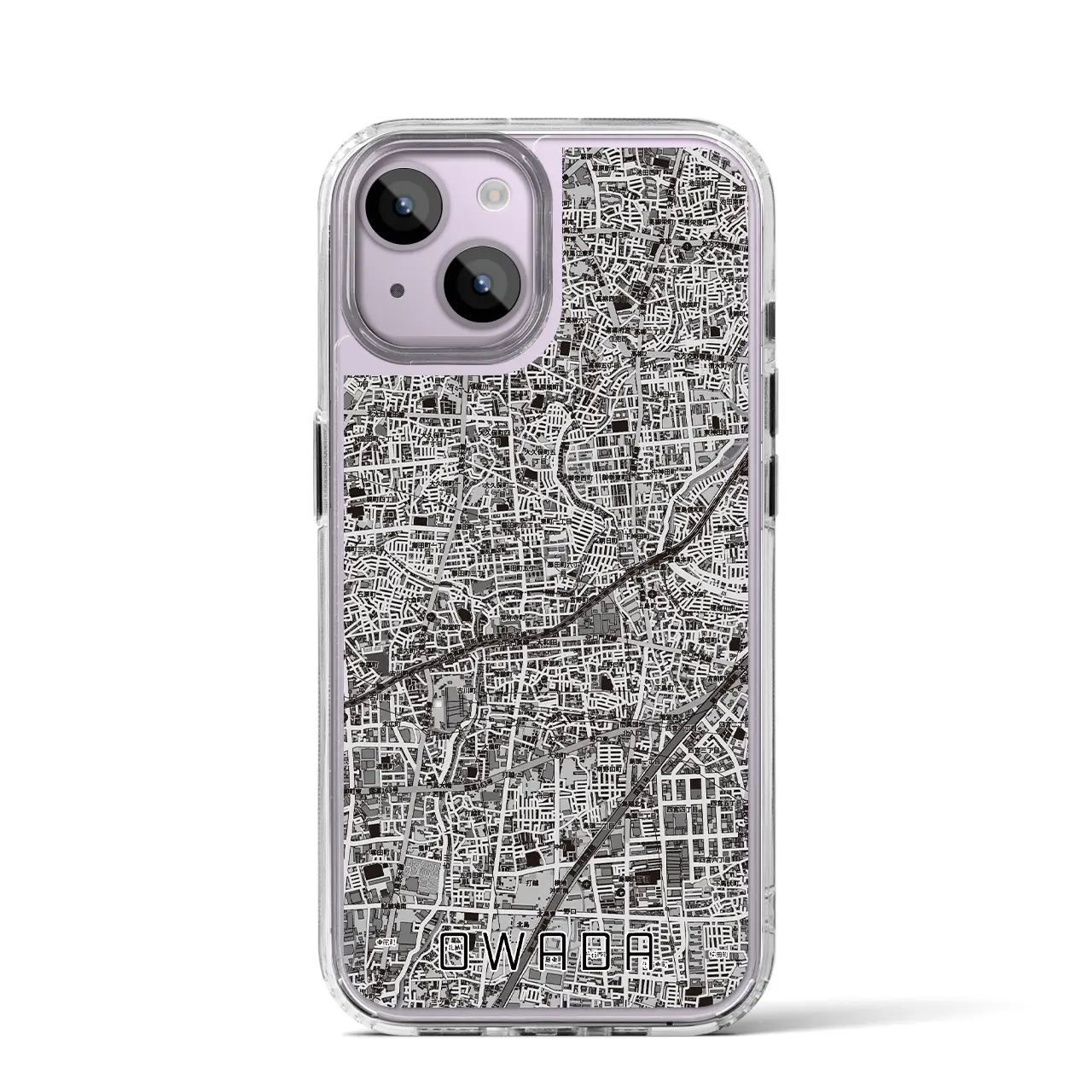【大和田（大阪府）】地図柄iPhoneケース（MagSafeタイプ）