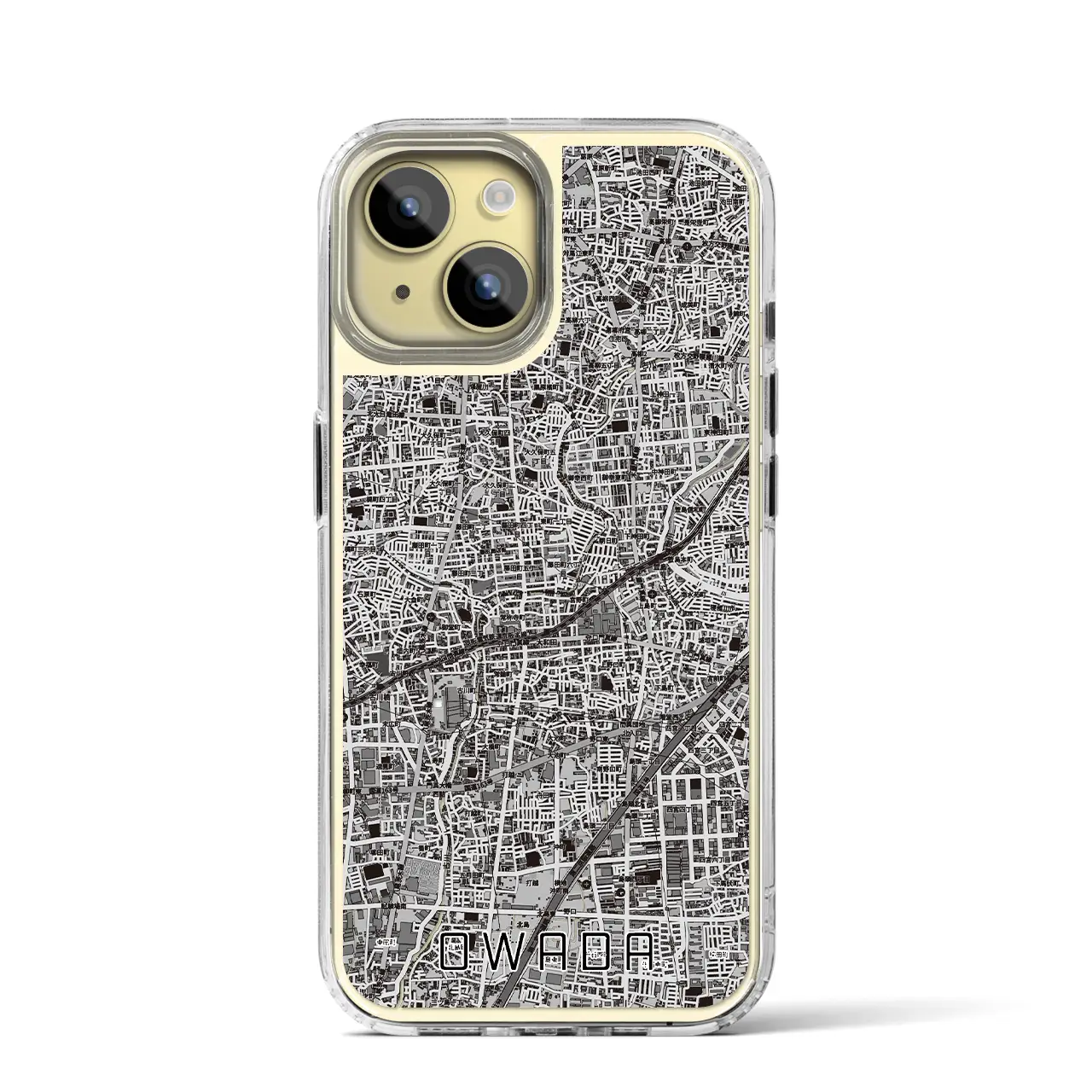 【大和田（大阪府）】地図柄iPhoneケース（MagSafeタイプ）
