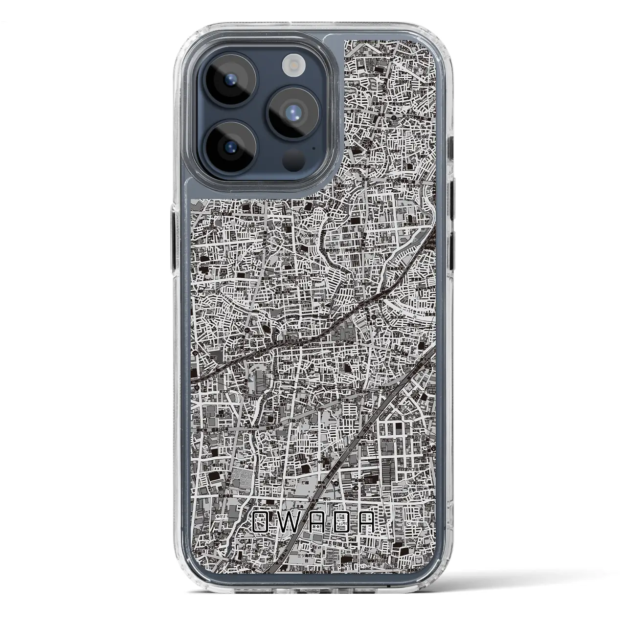 【大和田（大阪府）】地図柄iPhoneケース（MagSafeタイプ）