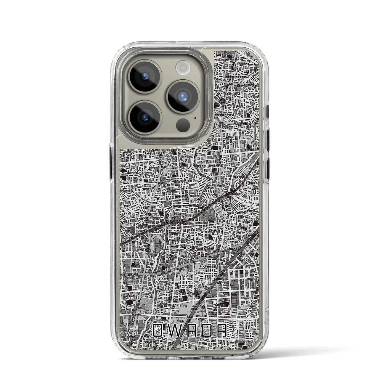 【大和田（大阪府）】地図柄iPhoneケース（MagSafeタイプ）