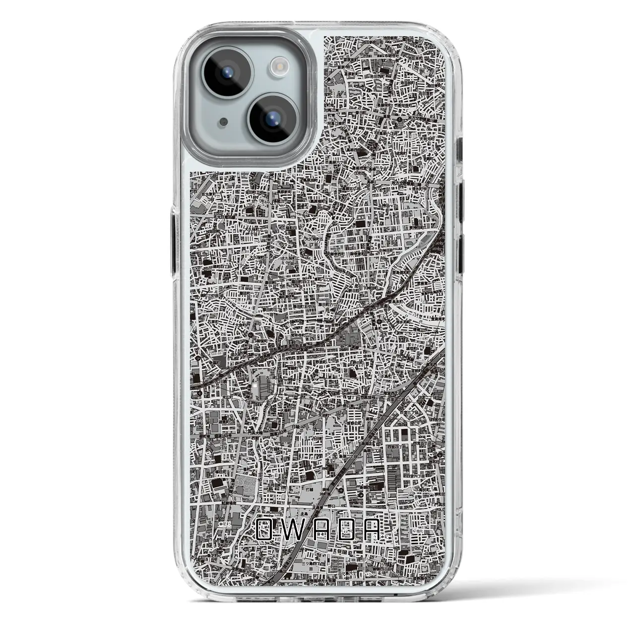 【大和田（大阪府）】地図柄iPhoneケース（MagSafeタイプ）