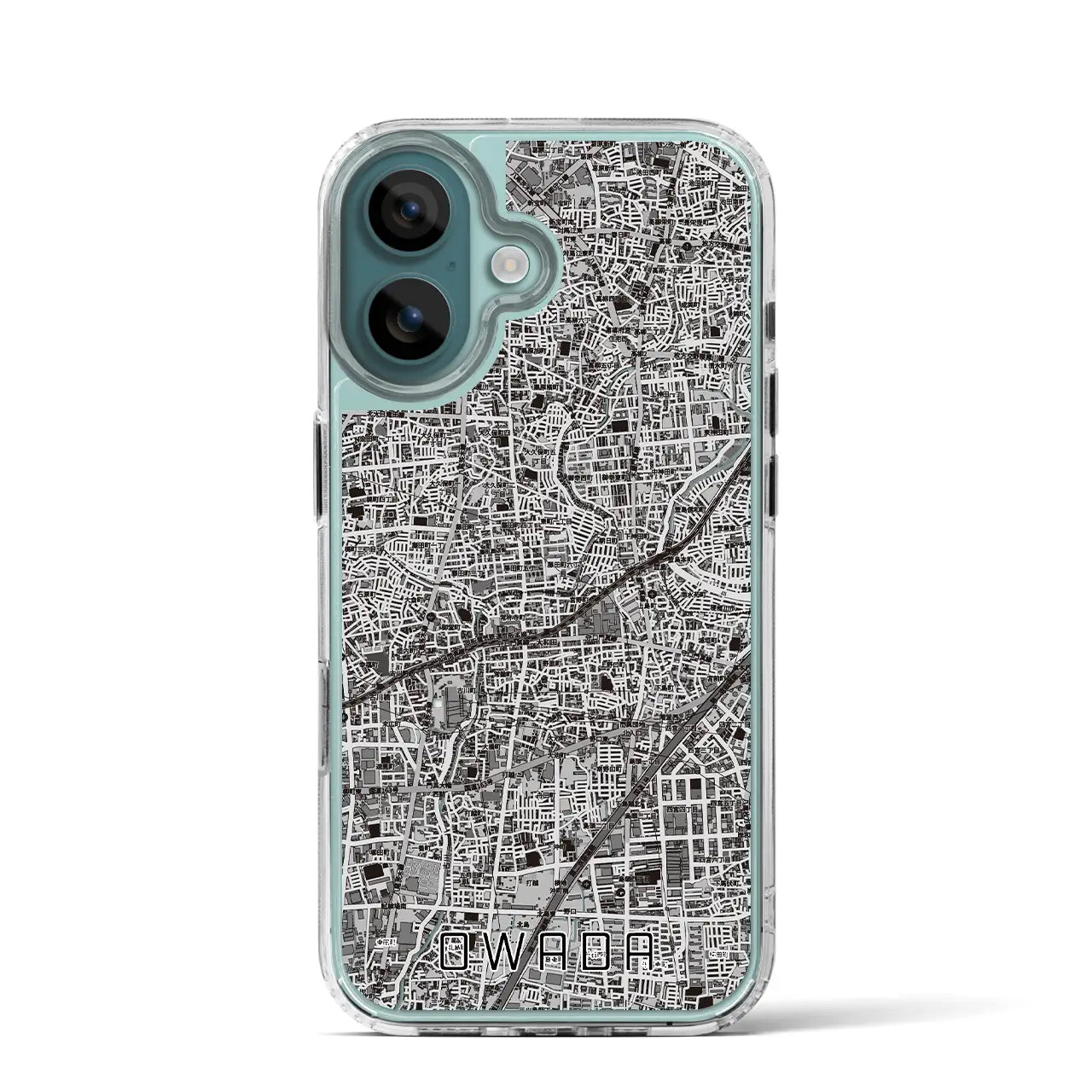 【大和田（大阪府）】地図柄iPhoneケース（MagSafeタイプ）