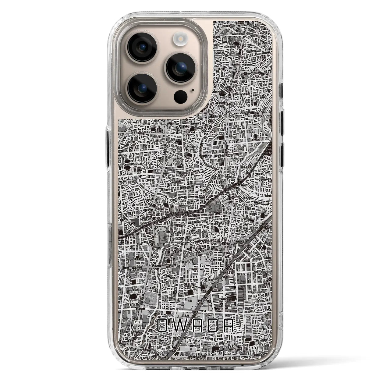 【大和田（大阪府）】地図柄iPhoneケース（MagSafeタイプ）