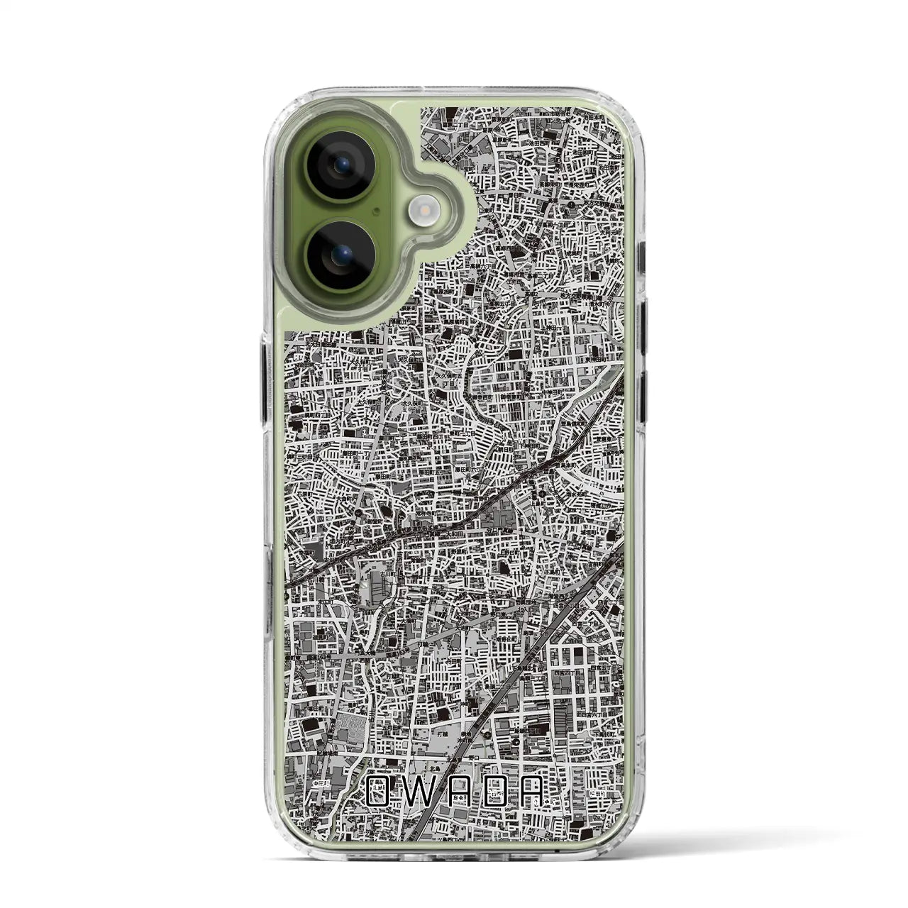 【大和田（大阪府）】地図柄iPhoneケース（MagSafeタイプ）