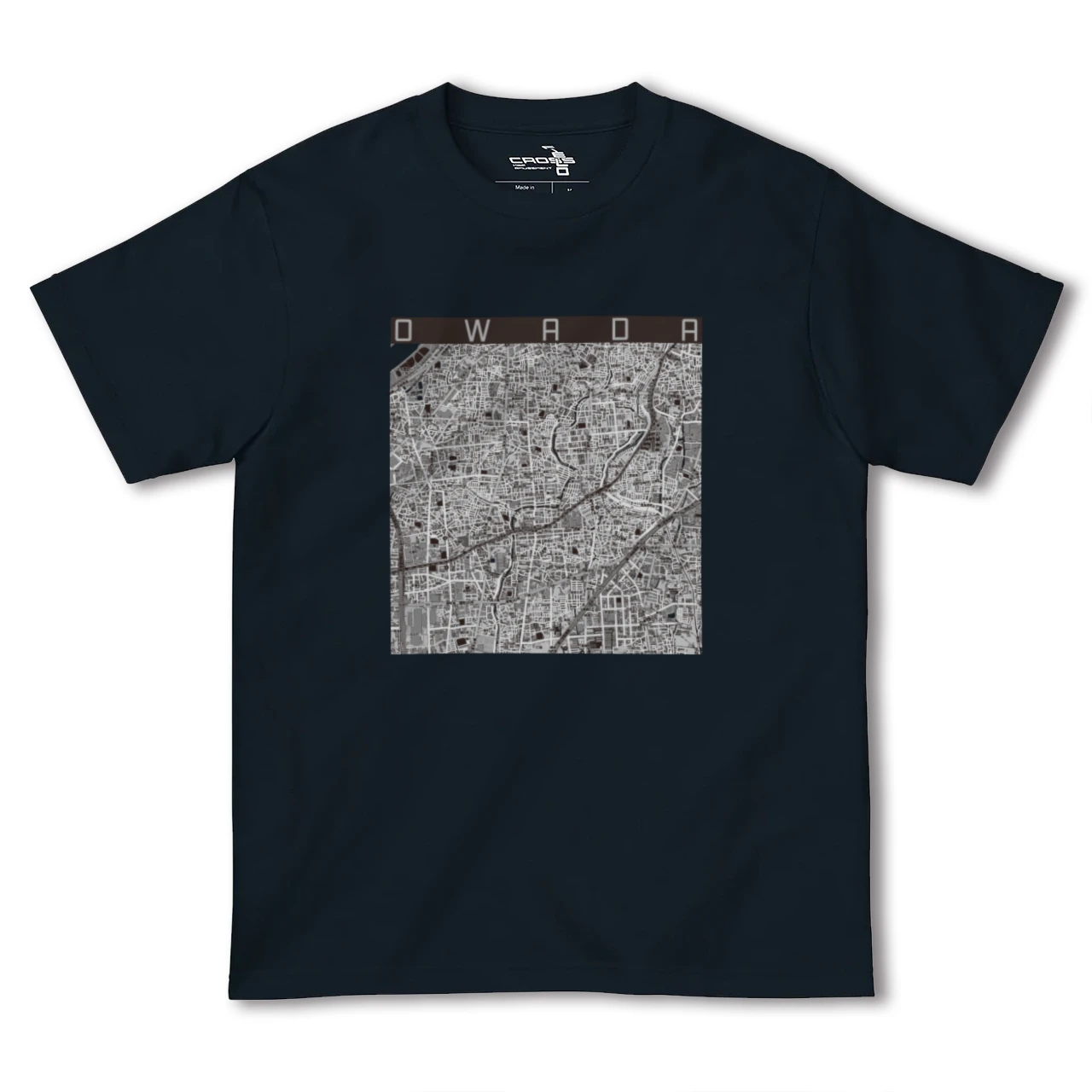 【大和田（大阪府）（大阪府）】地図柄ヘビーウェイトTシャツ
