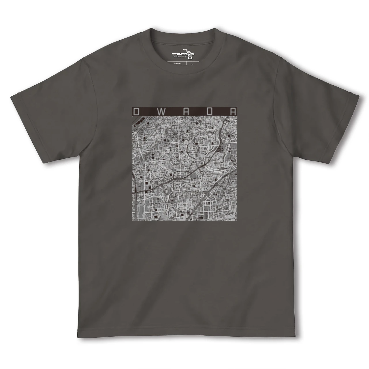 【大和田（大阪府）（大阪府）】地図柄ヘビーウェイトTシャツ