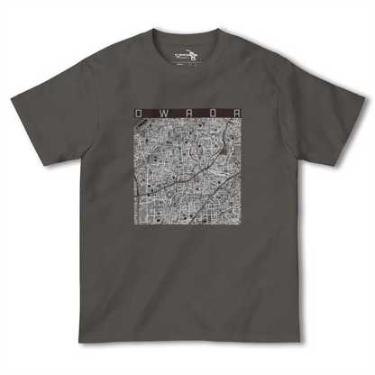 【大和田（大阪府）（大阪府）】地図柄ヘビーウェイトTシャツ