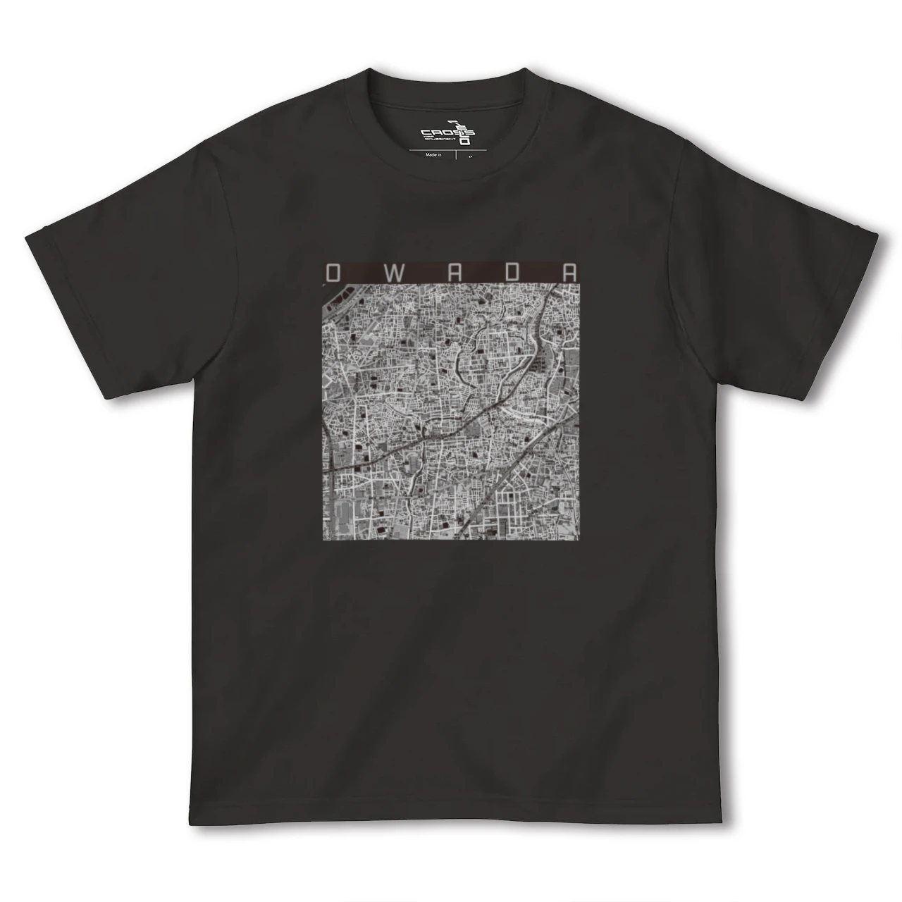 【大和田（大阪府）（大阪府）】地図柄ヘビーウェイトTシャツ