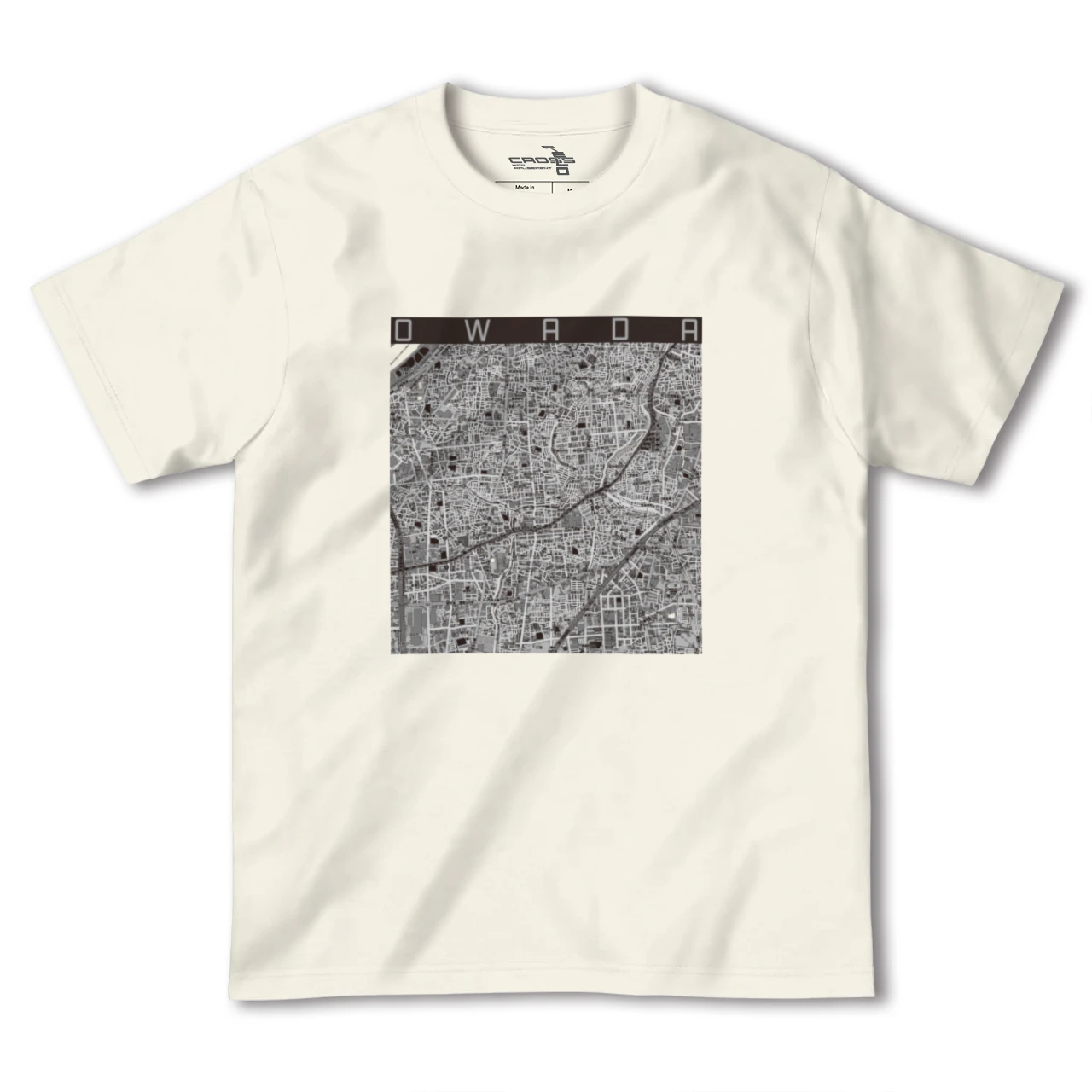 【大和田（大阪府）（大阪府）】地図柄ヘビーウェイトTシャツ