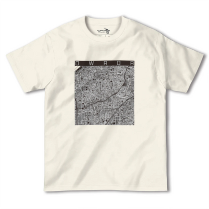 【大和田（大阪府）（大阪府）】地図柄ヘビーウェイトTシャツ