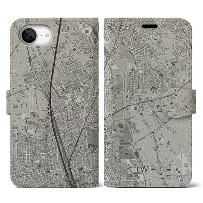 【大和田（埼玉県）】地図柄iPhoneケース（手帳タイプ）