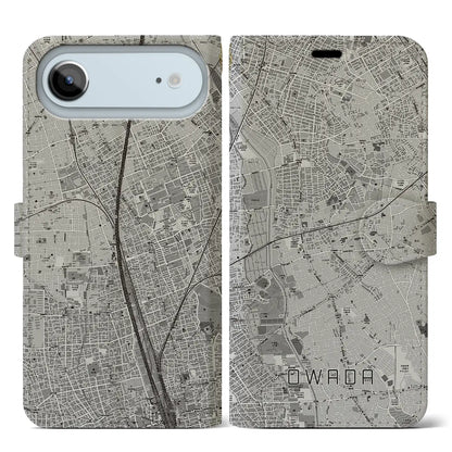 【大和田（埼玉県）】地図柄iPhoneケース（手帳タイプ）