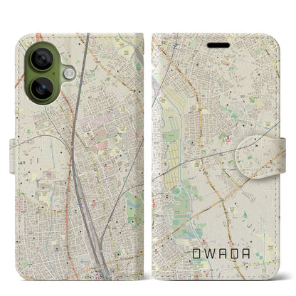 【大和田（埼玉県）】地図柄iPhoneケース（手帳タイプ）