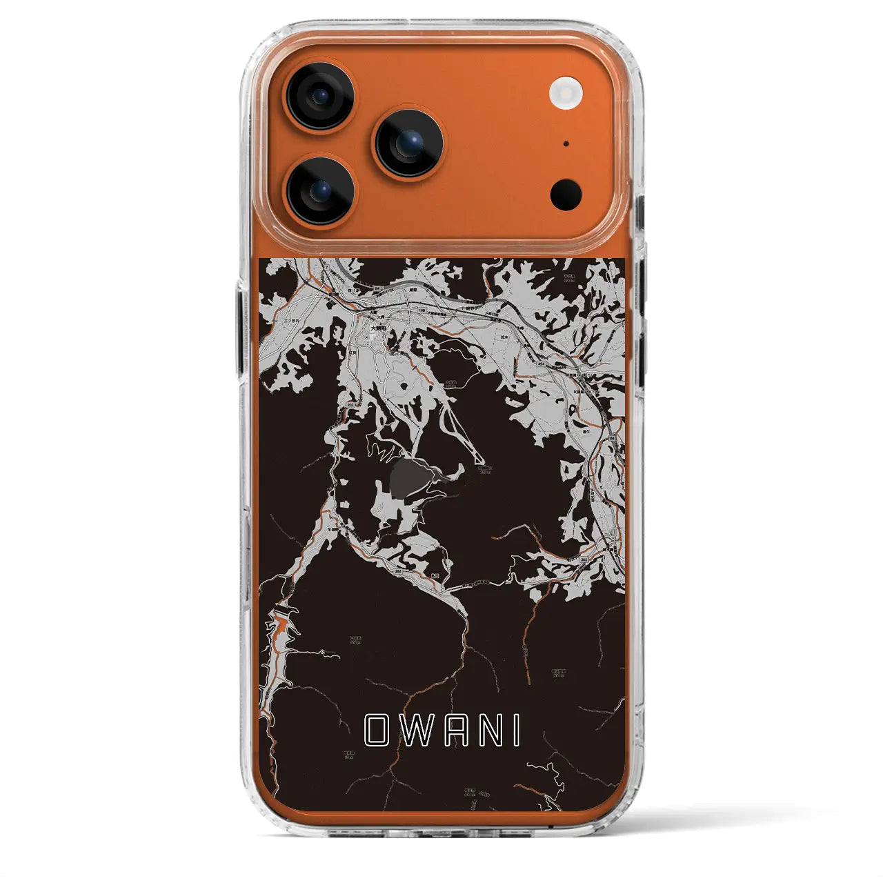 【大鰐（青森県）】地図柄iPhoneケース（MagSafeタイプ）