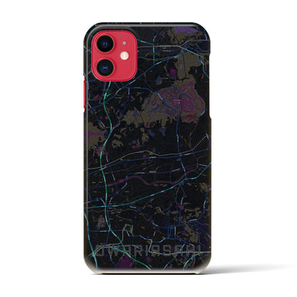 【尾張旭（愛知県）】地図柄iPhoneケース（バックカバータイプ）